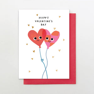 Valentine Heart Balloon Card