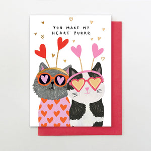 Heart Purrr Card
