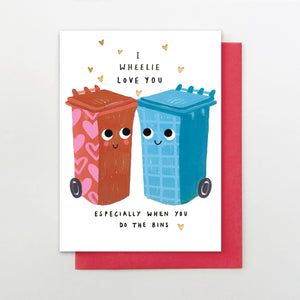 Wheelie Love You Card